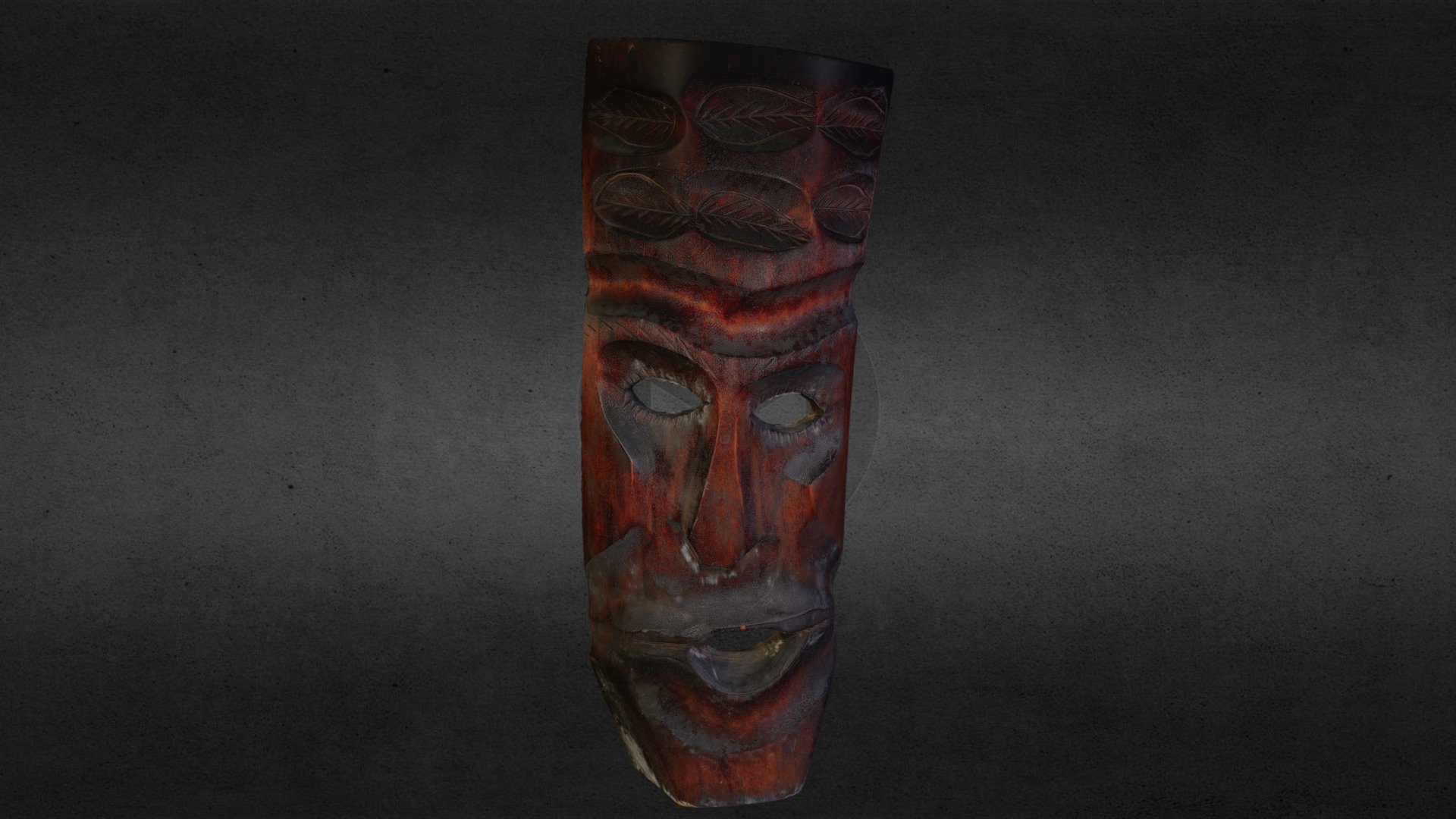 Old African Mask 3D Photogrammetry 3D Model By Hipervision eu 