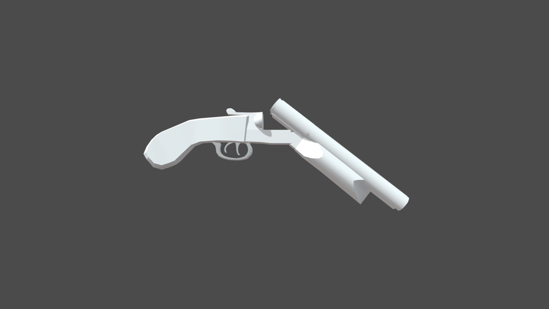 Sawed off Shotgun - 3D model by PPGomezFullSail (@PPGomezFull) [7c47991 ...