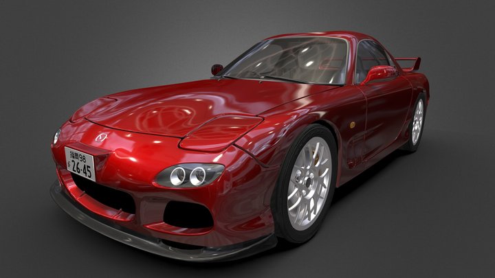 Mazda RX-7 FD 3D Model