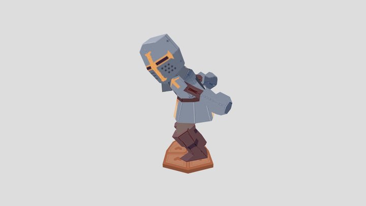 KnightPosed 3D Model