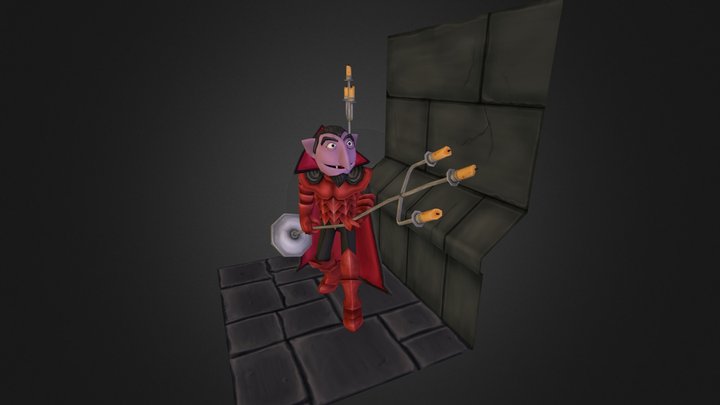 Count Von Count 3D Model