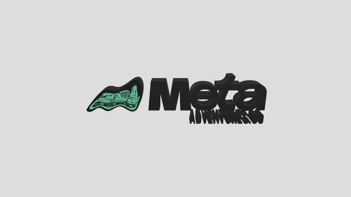 logo meta adventures 3D Model