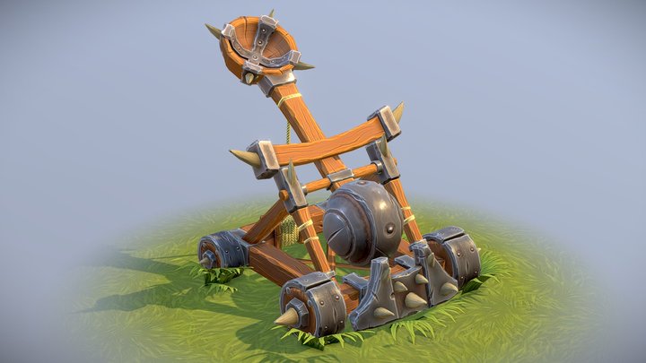 Orc Catapult 3D Model