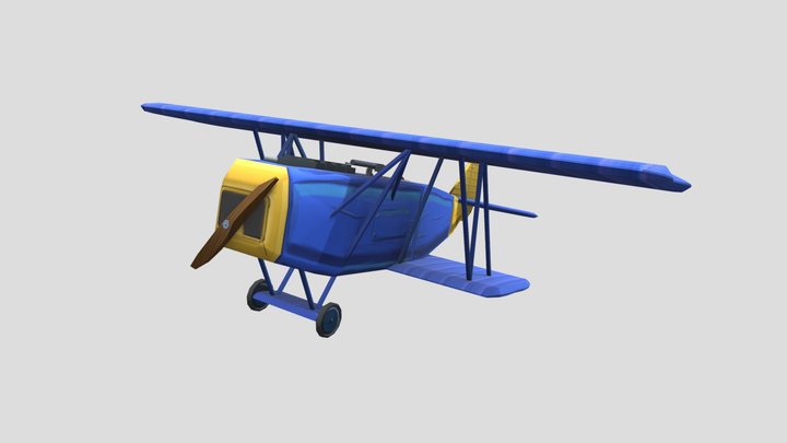 GameArt Plane 3D Model