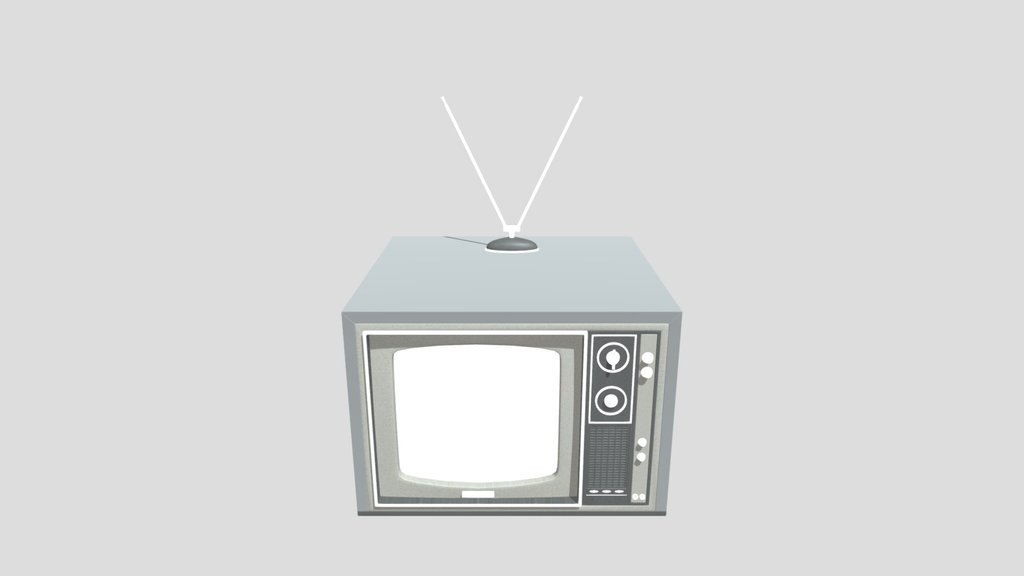 Old Style Crt Tv