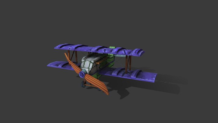 Game Art - The Flying Circus 3D Model