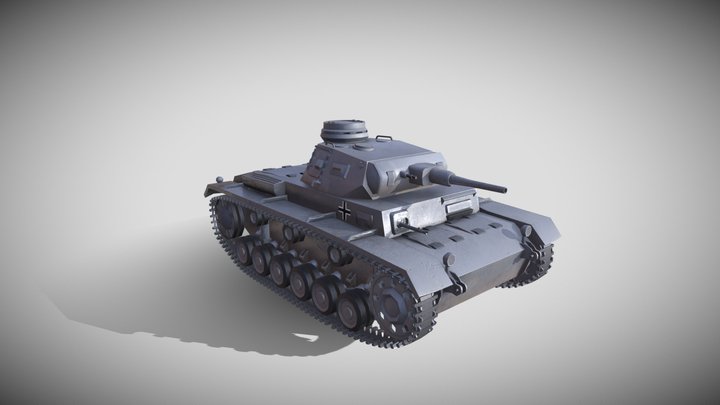 Panzer-3 3D models - Sketchfab