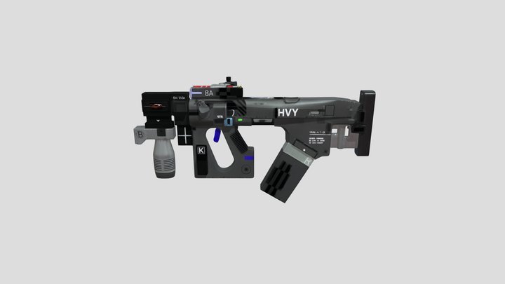 Bully SMG — Marathon | 3D Fan Art 3D Model