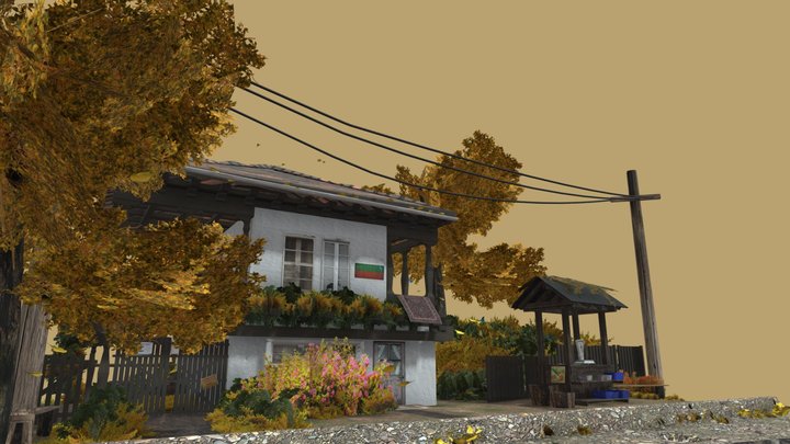 DAE Diorama - Grandma's House 3D Model