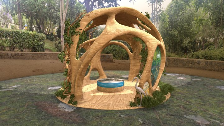 Proyecto de Título Humedal Estero Reñaca 3D Model