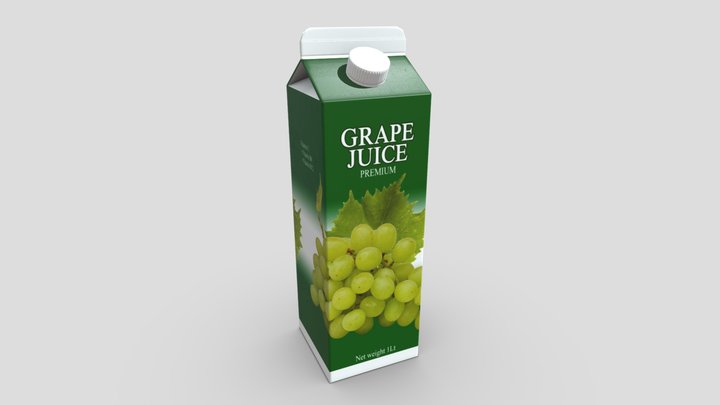 Grape Juice 2 3D Model