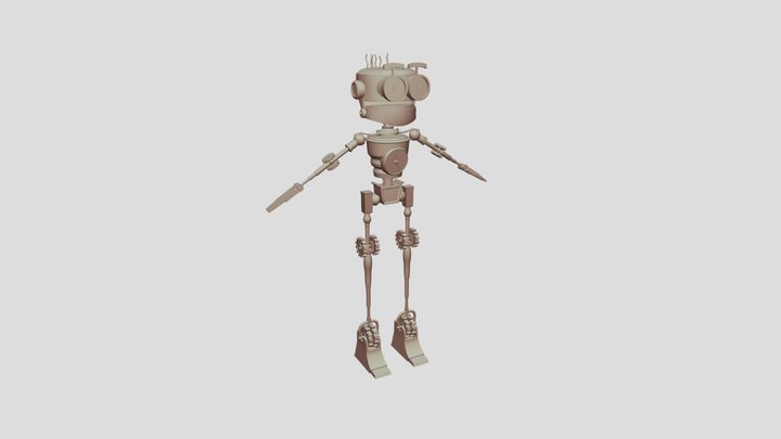 BEN from Treasure Planet 3D Model