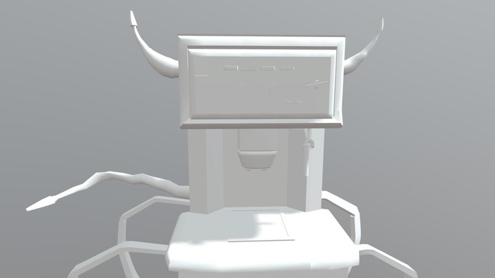 Devil Coffee Machine 3D Model