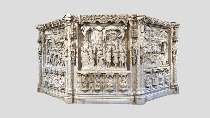 Trasaltar de la Catedral de Burgos 3D Model