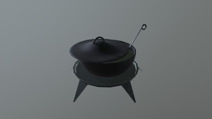 Viking "Tea" Party - Viking Stove 3D Model