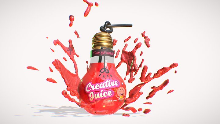 Creative Juice 3D Model