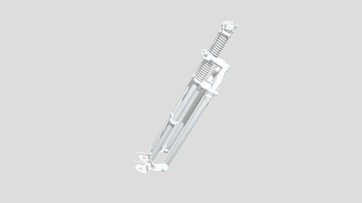 Motorcycle forks : Custom 3D Model