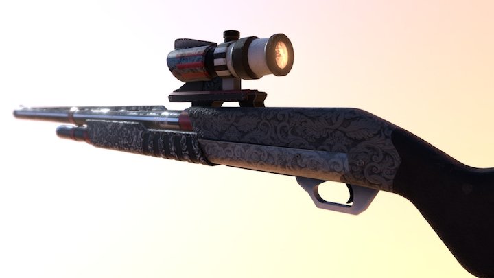 T.R. (Tactical Response) Shotgun - WOGD 3D Model