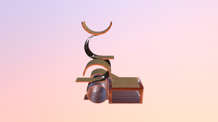 Feline Playground Model - Textured 3D Model