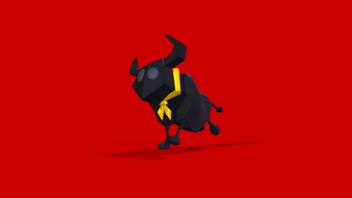 Spanish Bull 3D Model