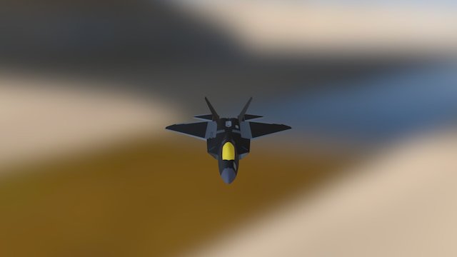 F-22 Raptor 3D Model