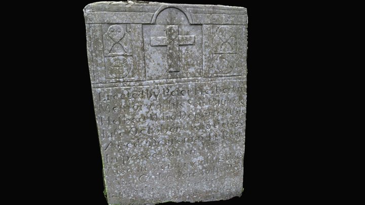Patrick Helebert (1788-1835) Headstone 3D Model