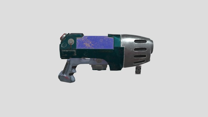 Warhammer40000 plasma pistol 3D Model