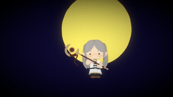 Chibi Frieren 3D Model