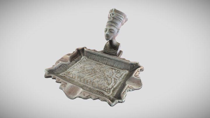 Egyptian Ashtray 3D Model