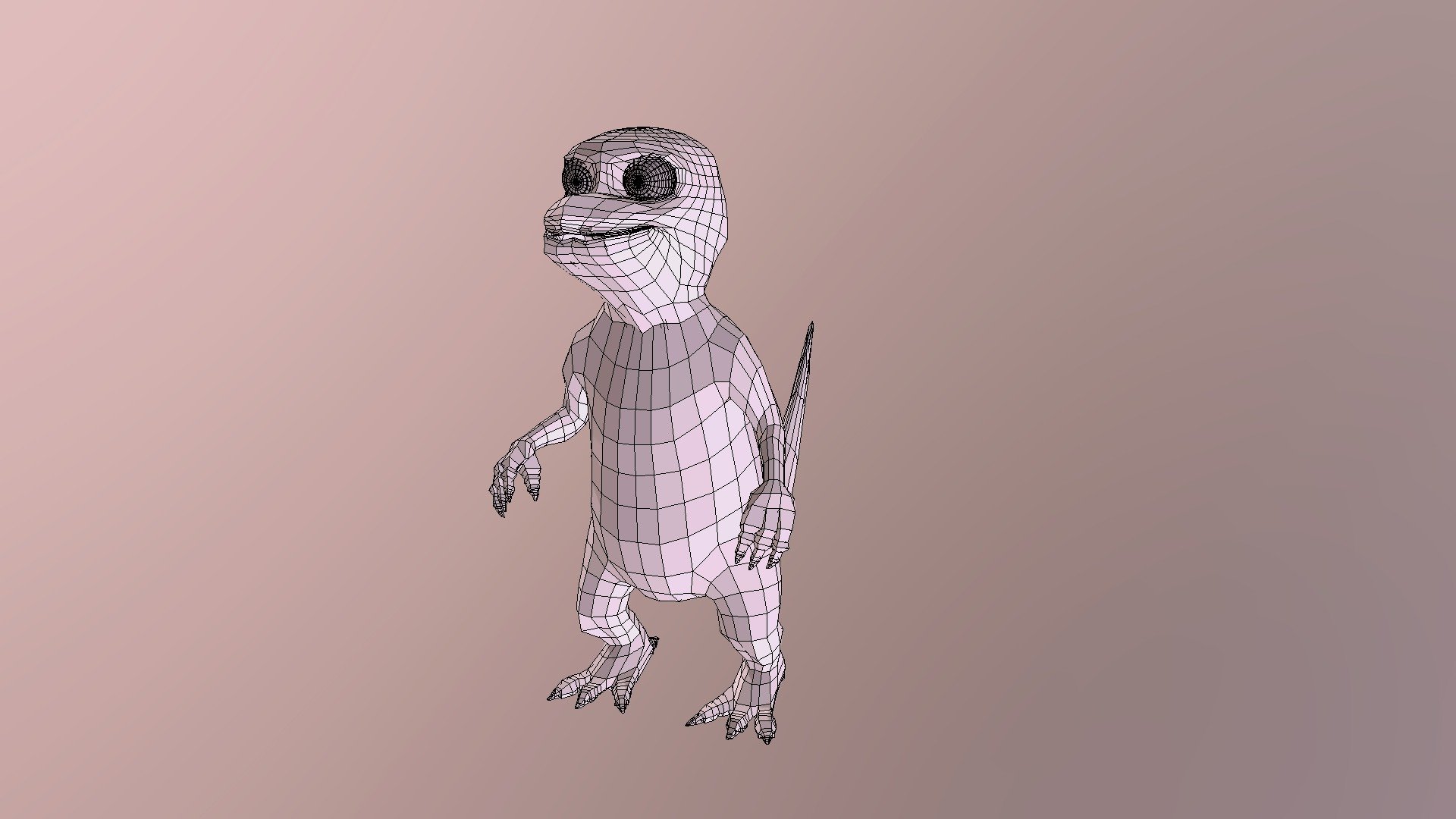Low Poly Charmander Model - 3D model by MikeHatt [7c59b67] - Sketchfab