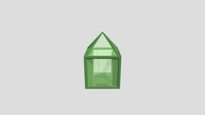 Greenhouse hedge maze 3D Model