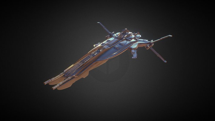 starfighter sketch model 3D Model