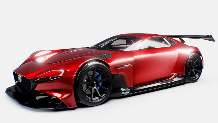 Mazda RX- Vision GT3 Concept 3D Model