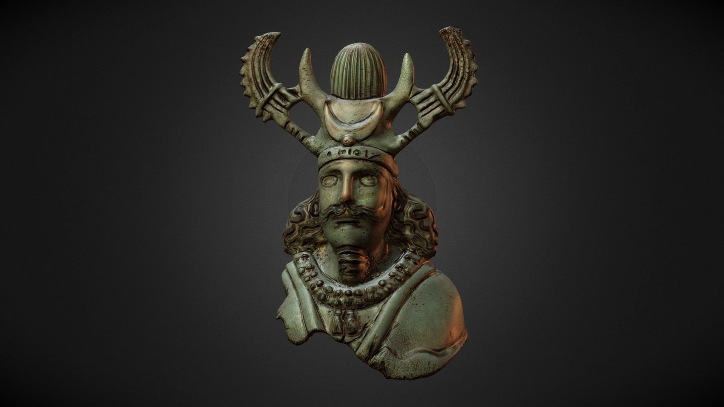 Head of a Sassanid King