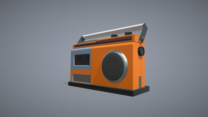 Radio 3D Model