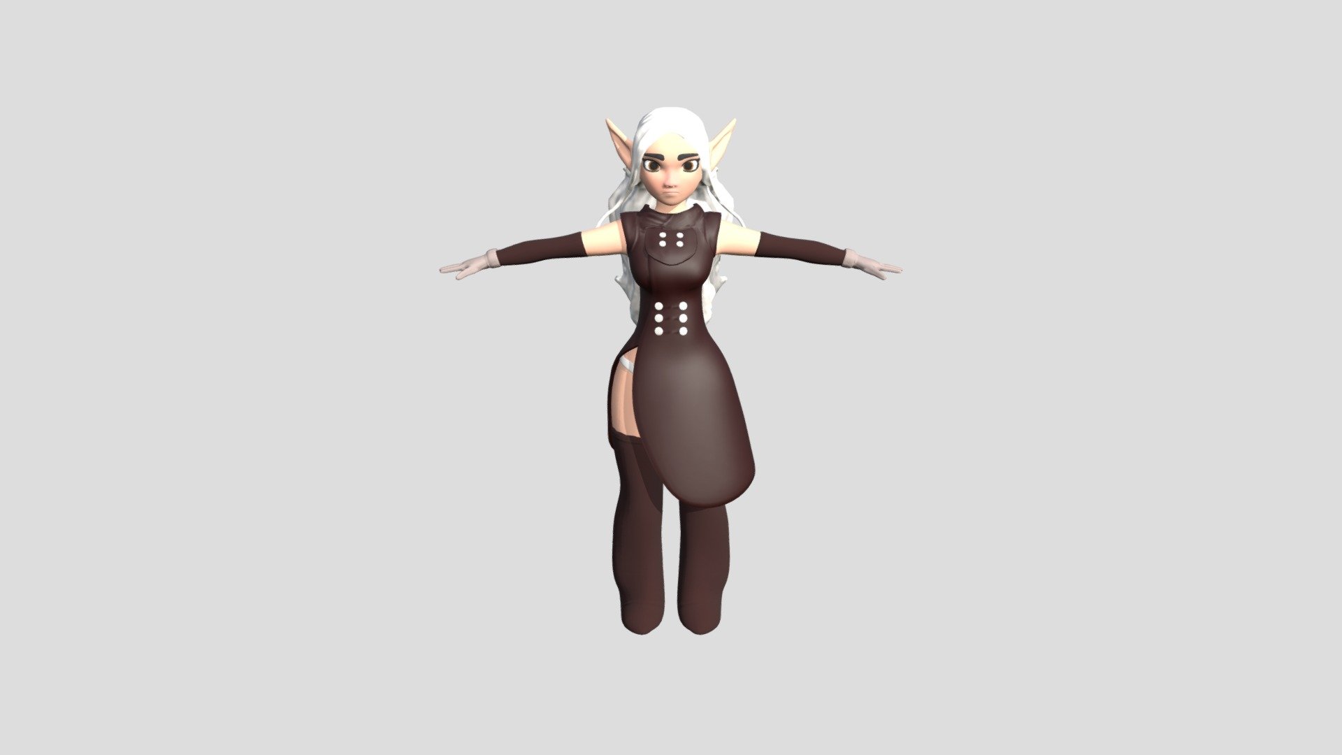 Elf Girl Thing — Sketchfab embed 3D viewer