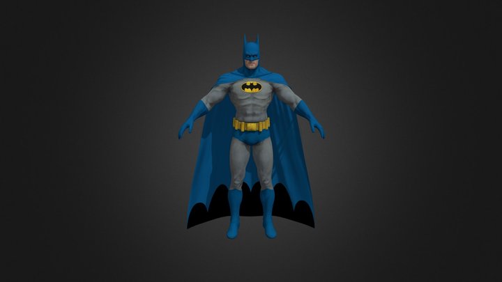 Batman_Arkham_City_Batman_70s 3D Model
