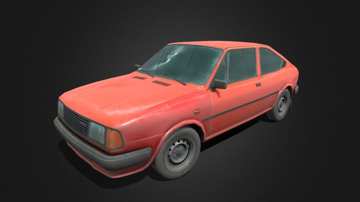 Škoda Rapid Coupe(1986) 3D Model