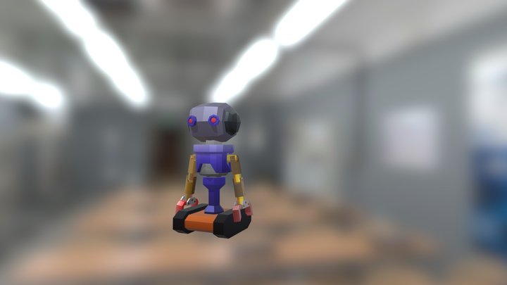 Robot Animation Sequence 3D Model