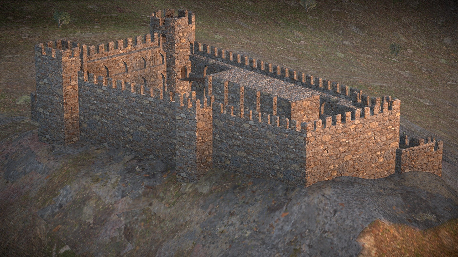 Keci Kalesi — Sketchfab embed 3D viewer