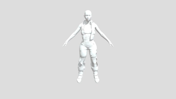 Accu Rig_ Amina_outfits 3D Model