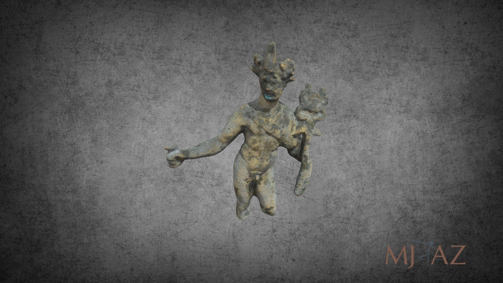 Statueta de bronz