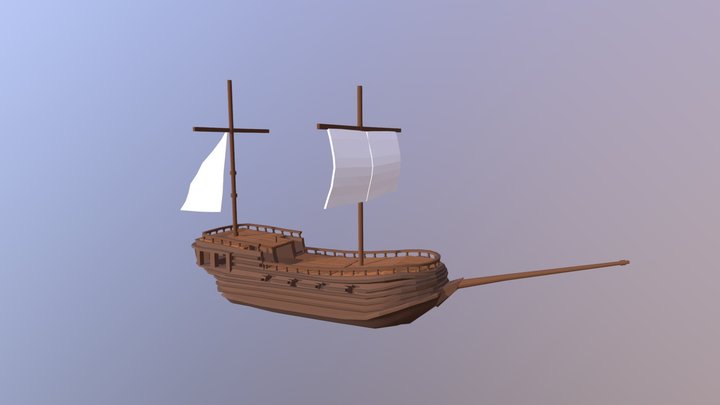 Pirate Ship Final Version 3D Model