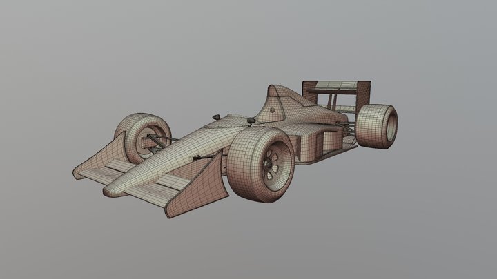 Mclaren Highpoly 3D Model