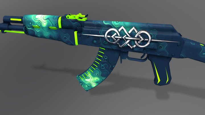 Baine Blade AK47 3D Model