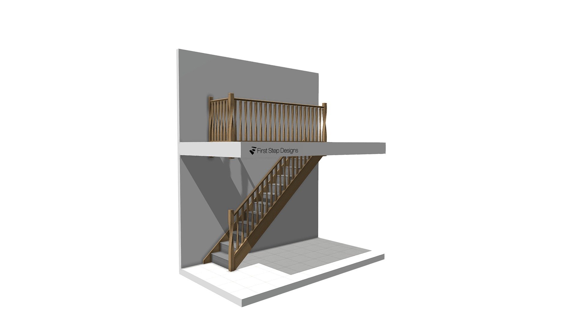 Michelle Preliminary Staircase renovation design