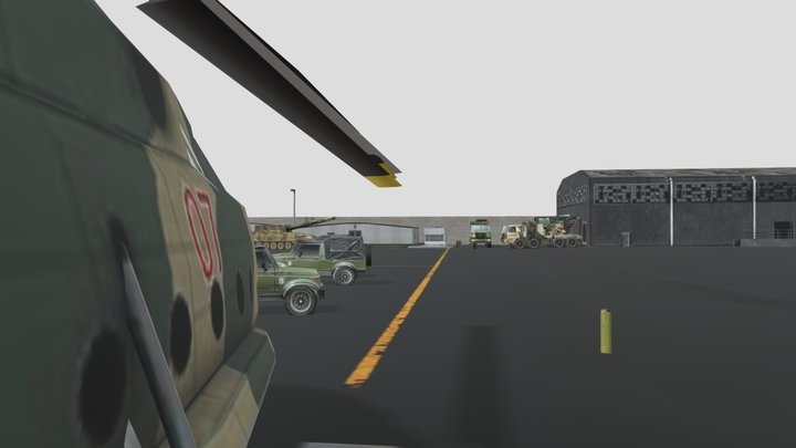 Military Base #1 - Truck Masters India Simulator – Modello 3D gratuito STL