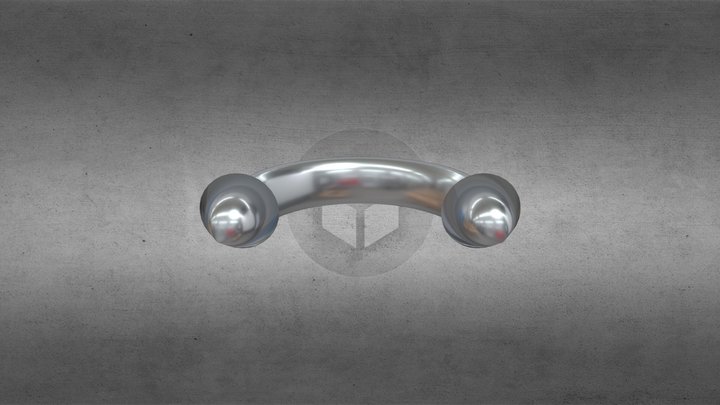 Low Poly Pointed Piercing 3D Model
