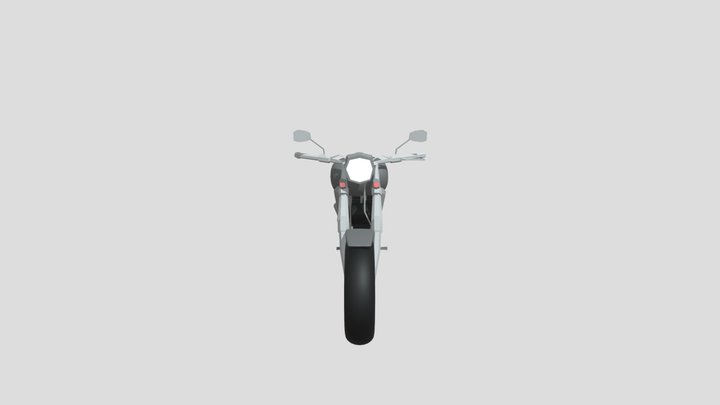 Moto Yamaha Bolt 3D Model