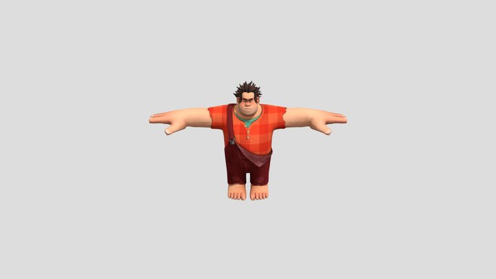 Sonic and All-Stars Racing Transformed - Ralph 3D Model